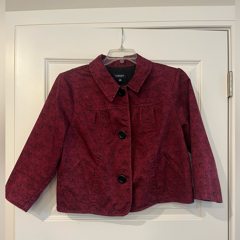 Sonoma Cropped Jacket, Size XL